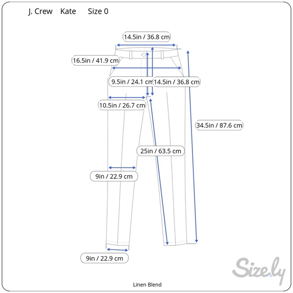 Women's J Crew ‘Kate’ Winter White Lined Stretch Linen-Blend Size 0 - Picture 4 of 16